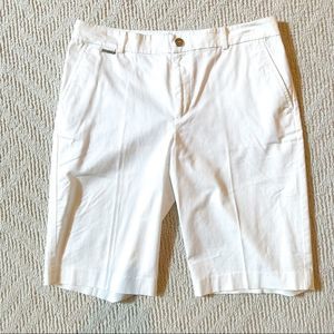 Ralph Lauren - Lauren Active Bermuda Shorts White Size 8 EUC